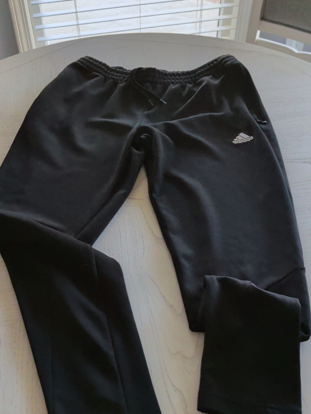 adidas Mens Black Jogger Sweatpants with Logo